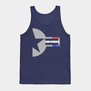 Proud Air Force Brat Roundel Star Tank Top